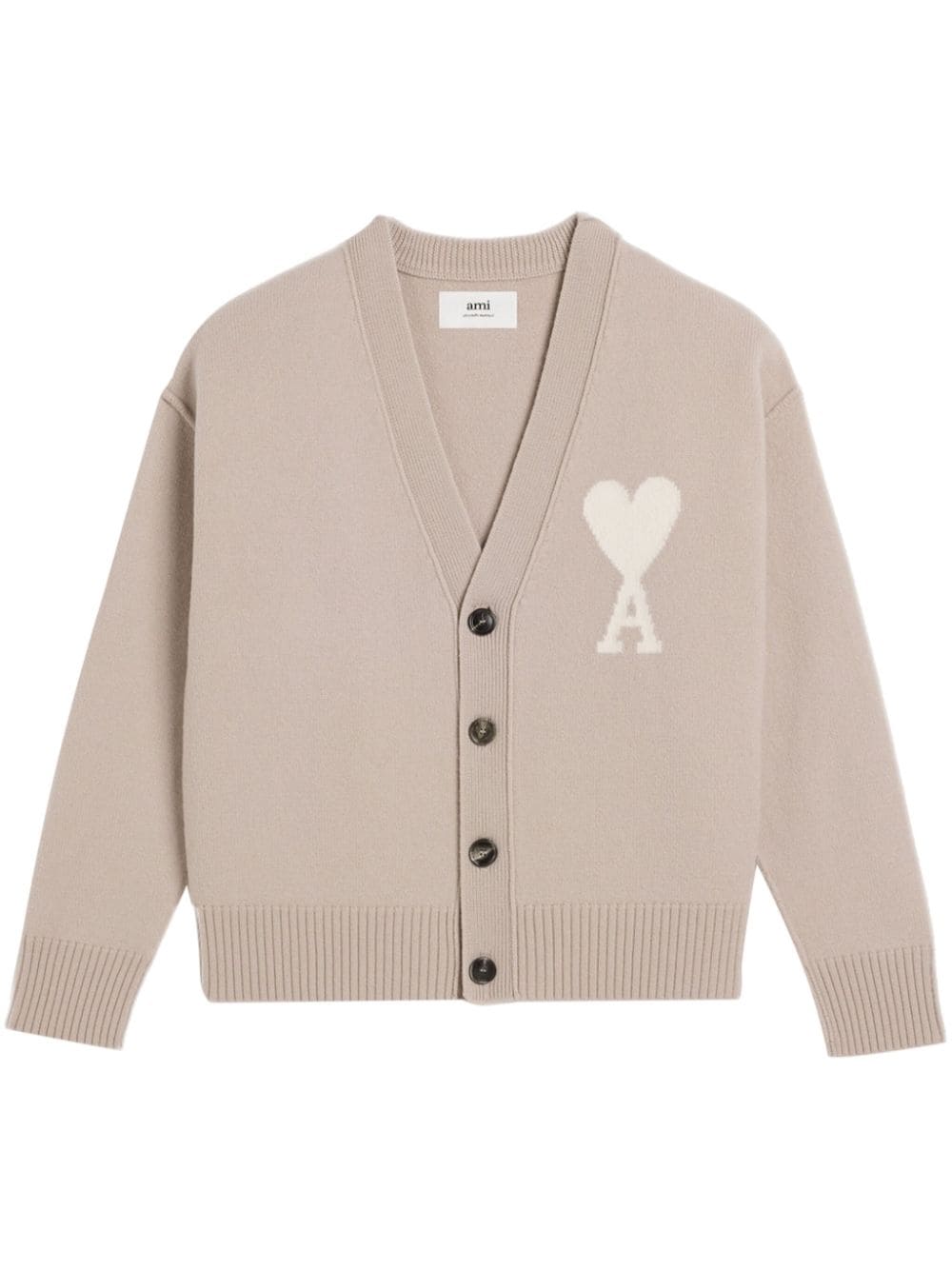 AMI Paris - Cardigan Ami de Coeur en laine - Lothaire
