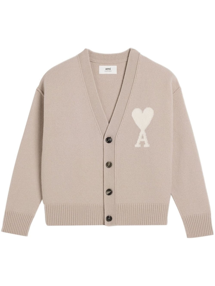 AMI Paris - Cardigan Ami de Coeur en laine - Lothaire