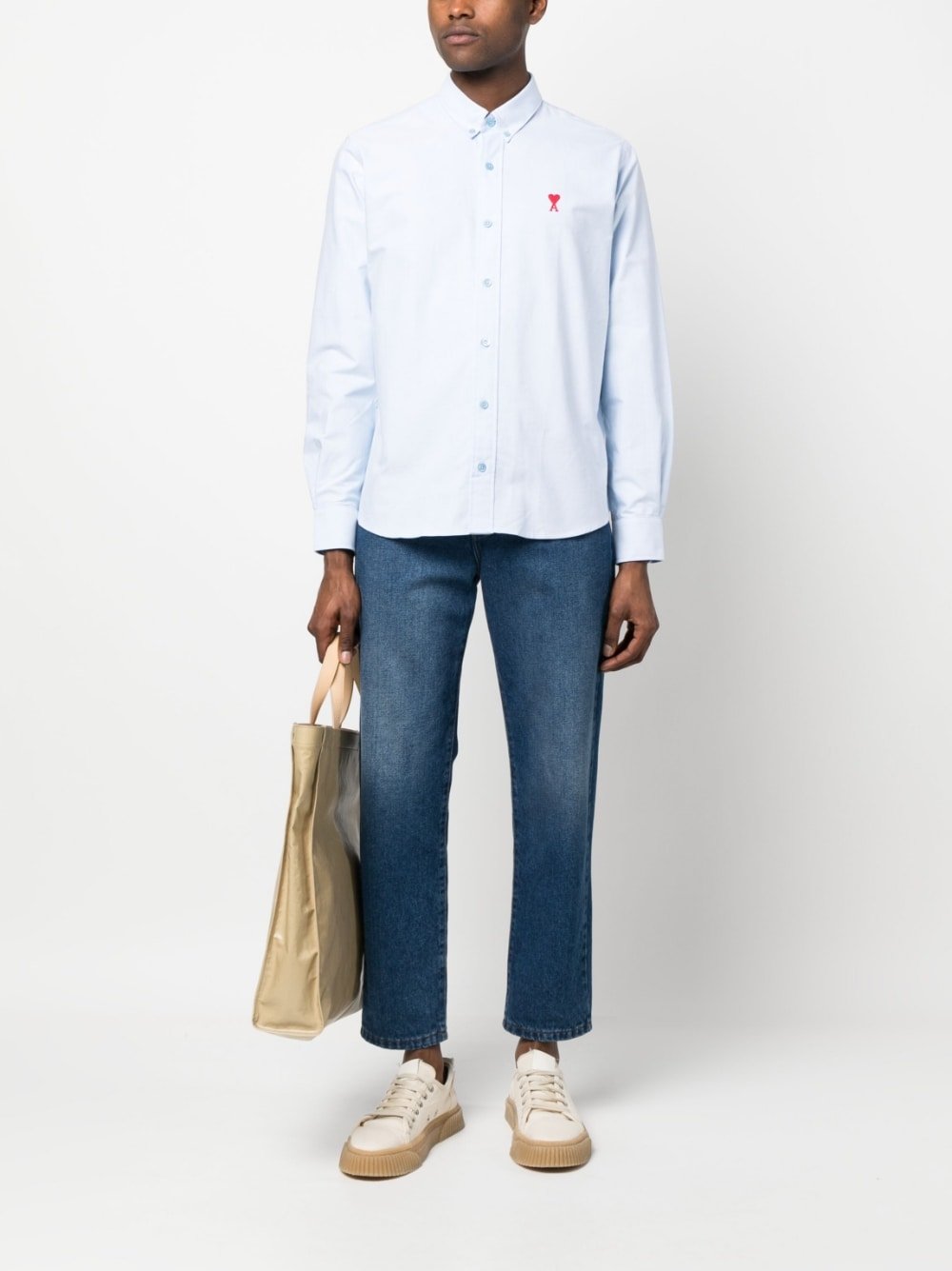 AMI Paris - Chemise bleu Ami de Coeur - Lothaire