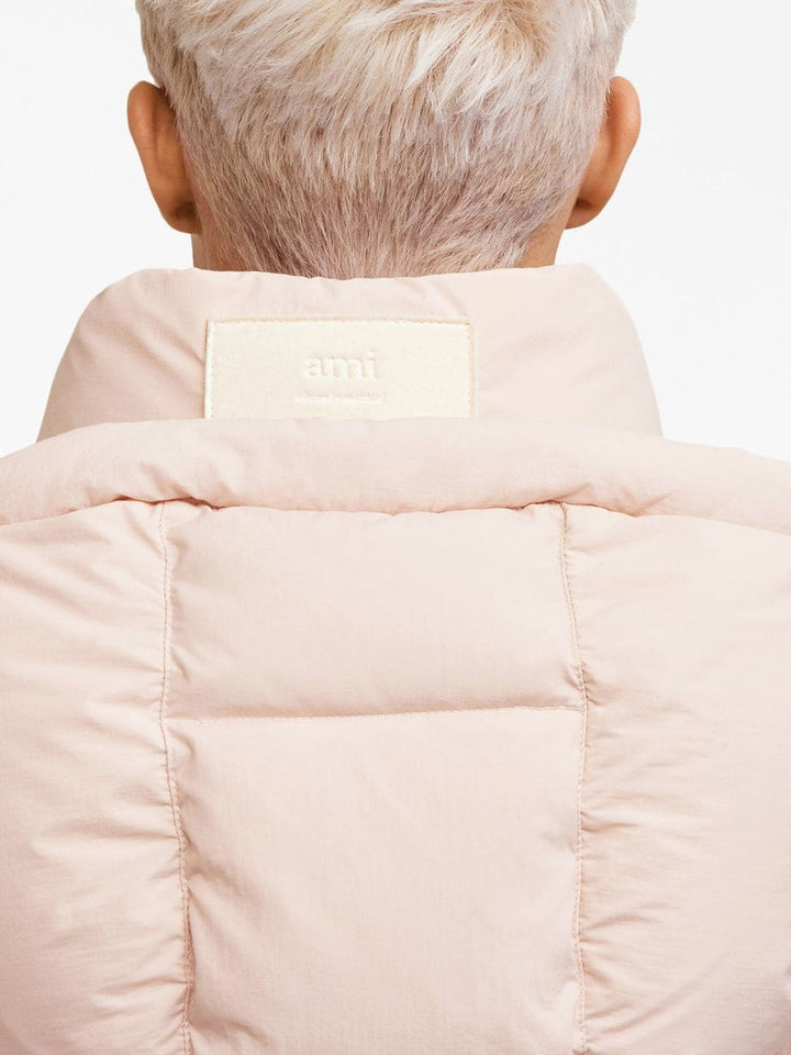 AMI Paris - Doudoune Rose poudré - Lothaire