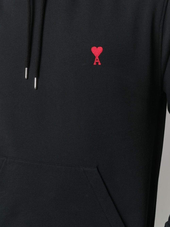 AMI PARIS - Hoodie Broderie Ami De Cœur - Lothaire boutiques (6985360933029)