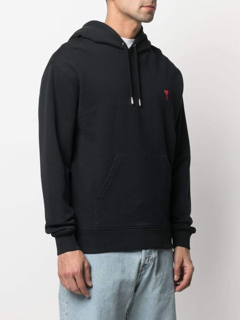 AMI PARIS - Hoodie Broderie Ami De Cœur - Lothaire boutiques (6985360933029)