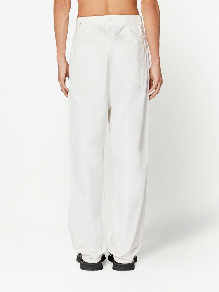 AMI Paris Jean droit à taille haute - Lothaire