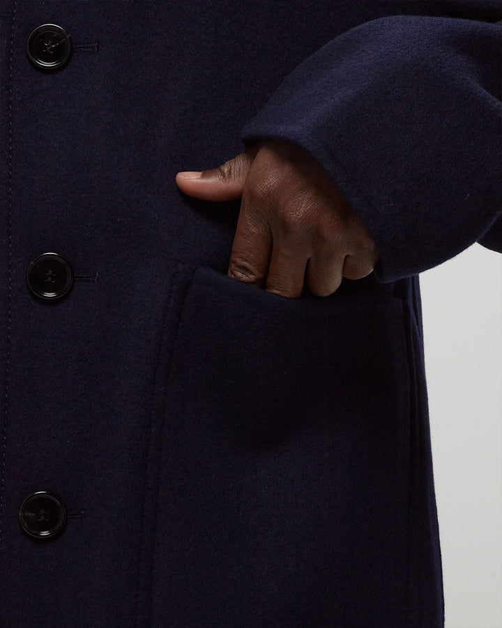 AMI Paris - Manteau Bleu nuit - Lothaire