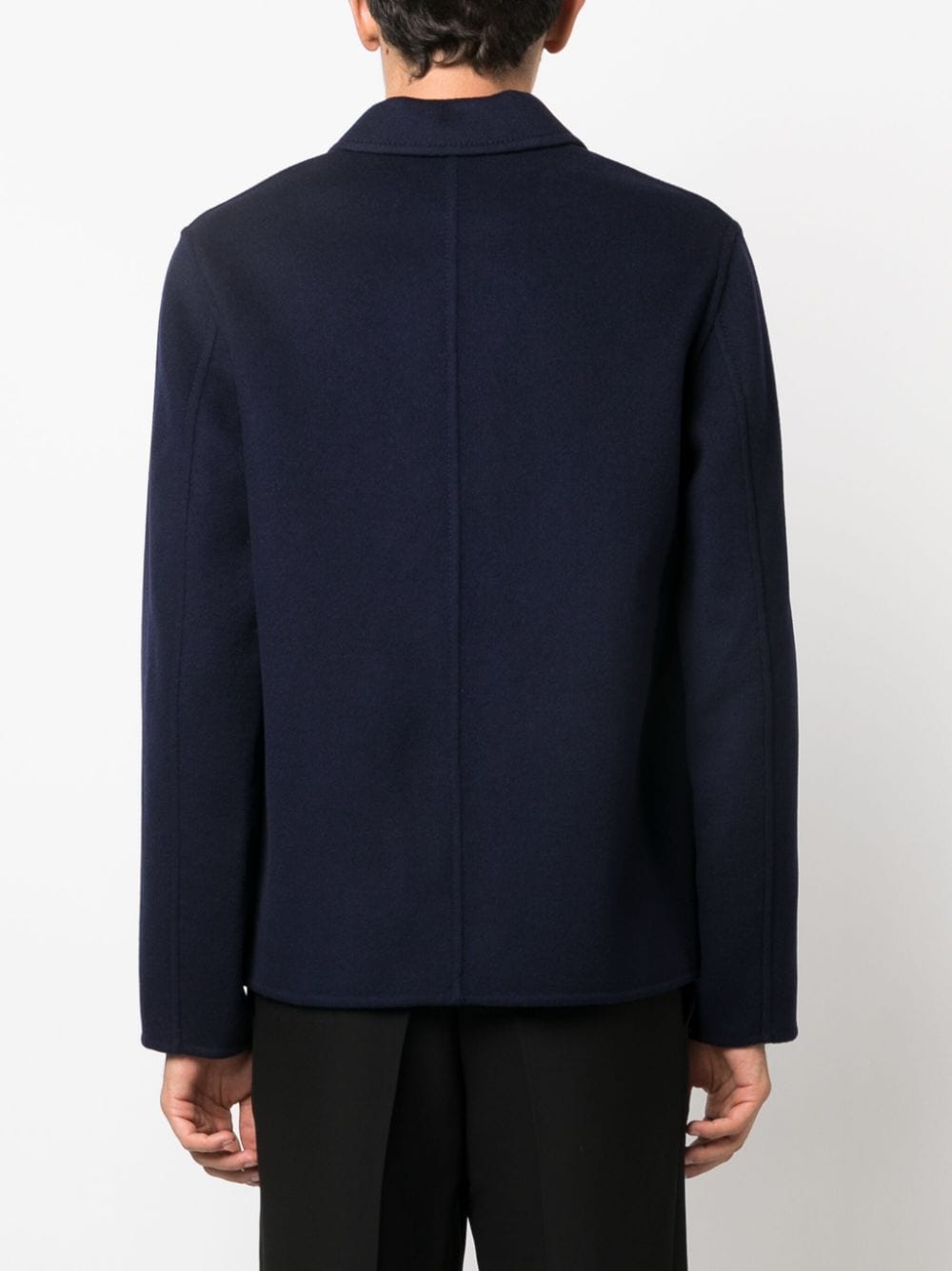 AMI Paris - Manteau navy en laine - Lothaire