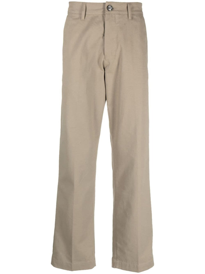 AMI Paris Pantalon chino à coupe droite - Lothaire