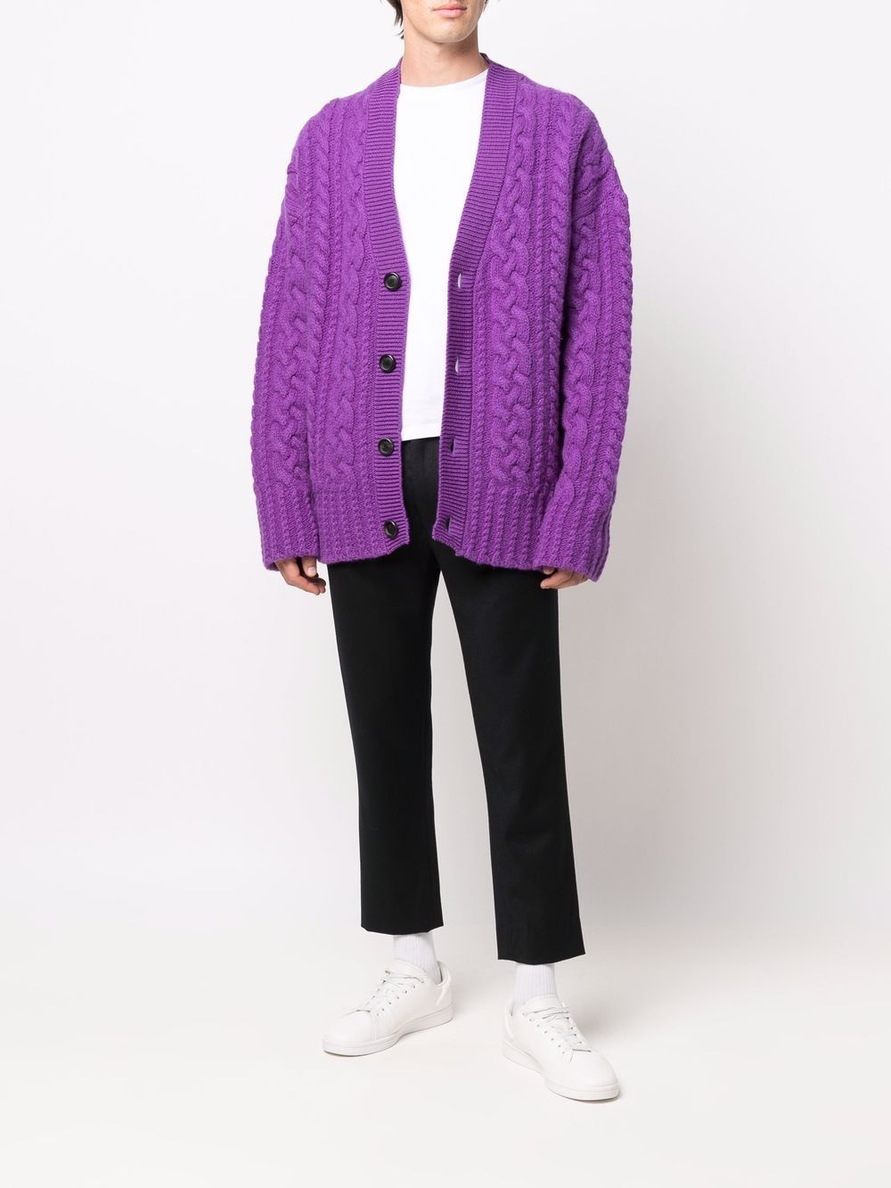 AMI Paris Pantalon de costume à coupe droite - Lothaire boutiques