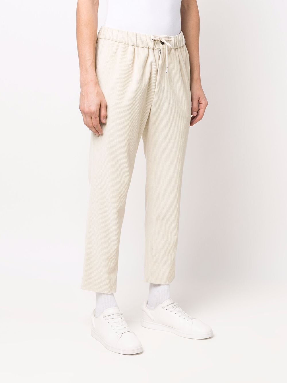 AMI Paris Pantalon écru en velours côtelé - Lothaire