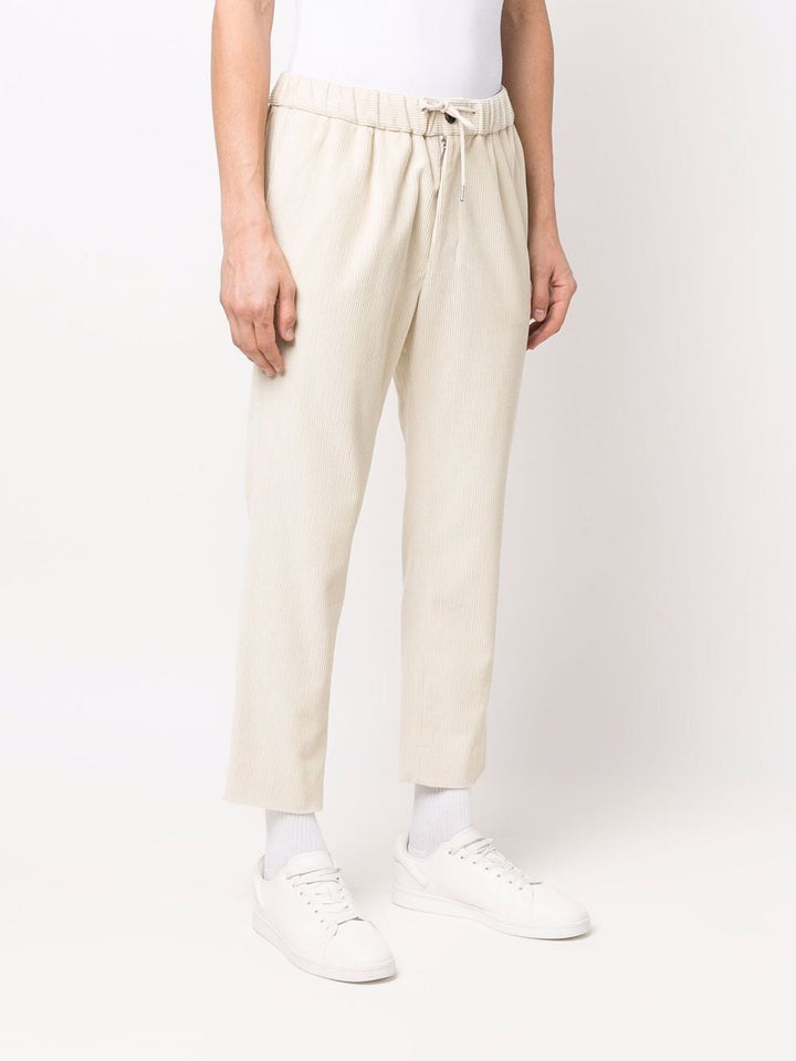 AMI Paris Pantalon écru en velours côtelé - Lothaire