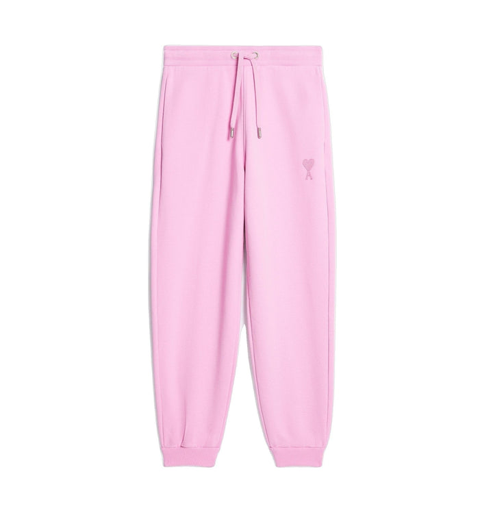 AMI Paris Pantalon Jogging Rose à logo brodé - Lothaire