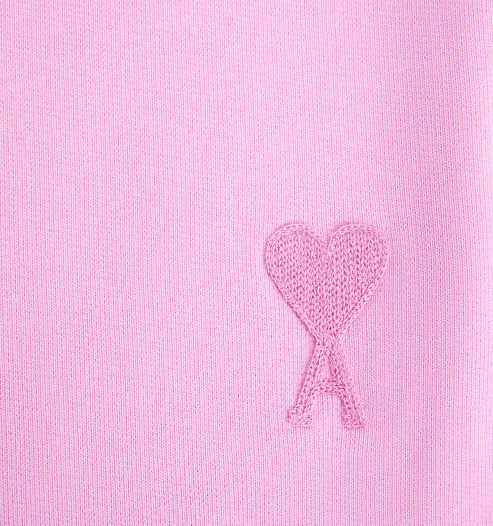 AMI Paris Pantalon Jogging Rose à logo brodé - Lothaire