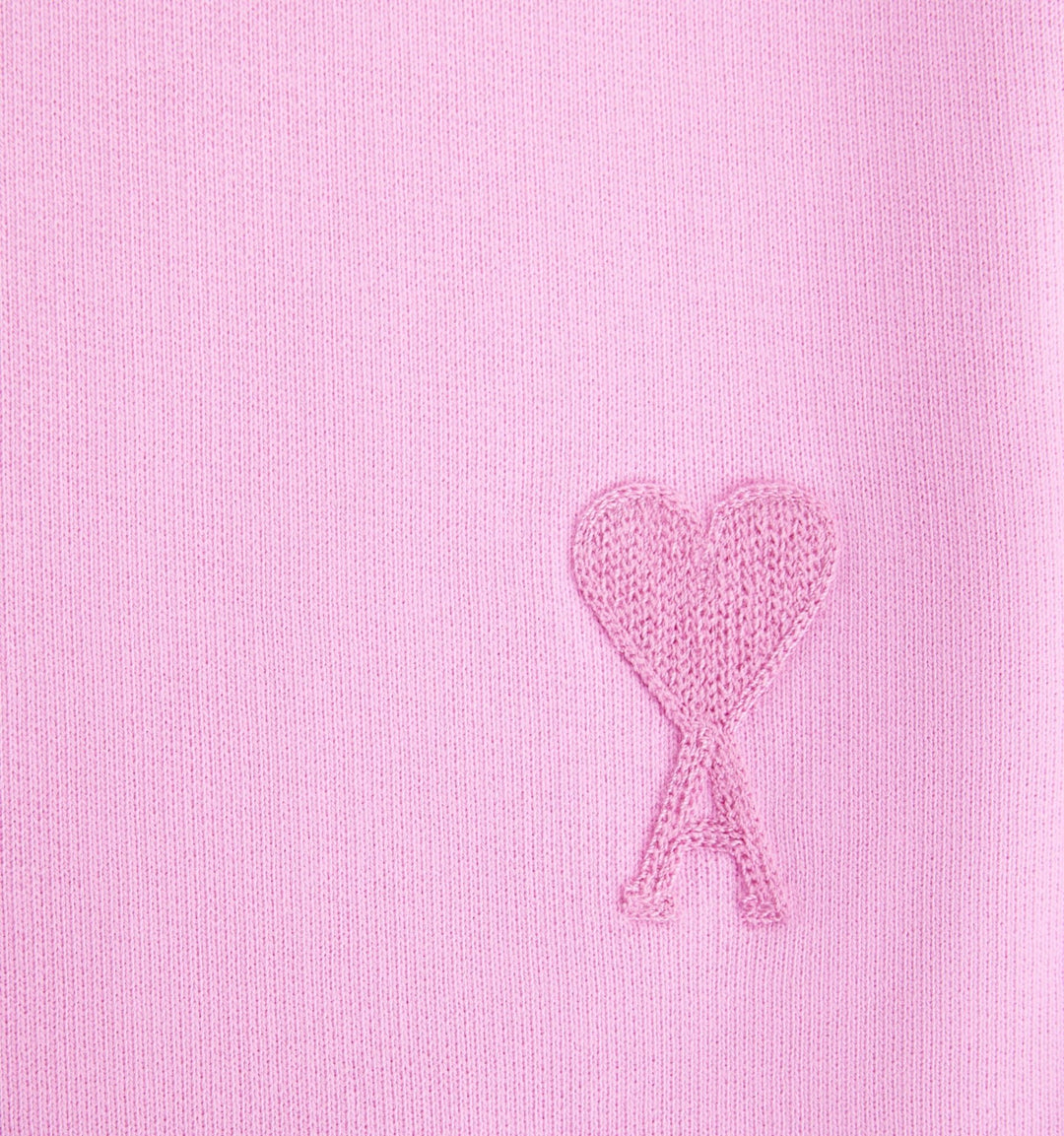 AMI Paris Pantalon Jogging Rose à logo brodé - Lothaire