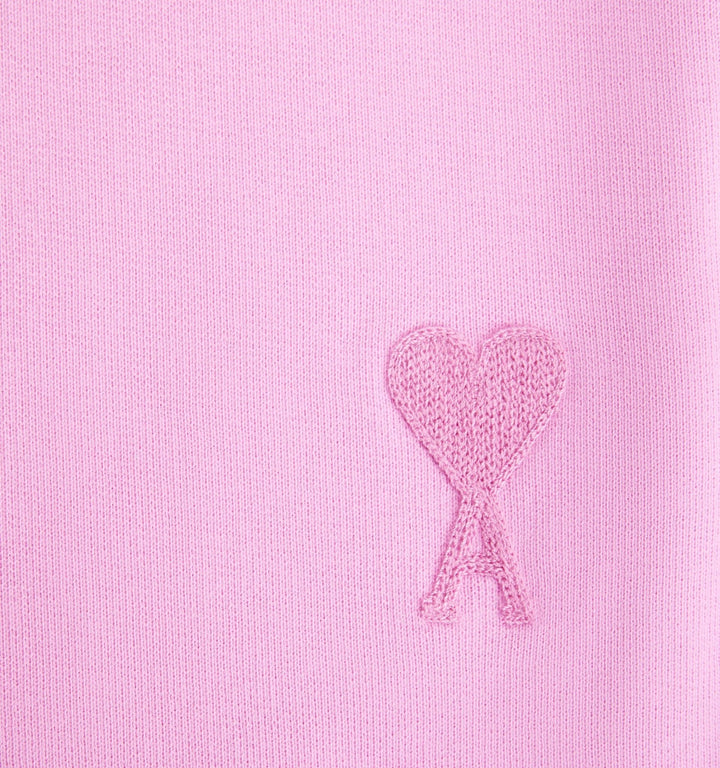AMI Paris Pantalon Jogging Rose à logo brodé - Lothaire