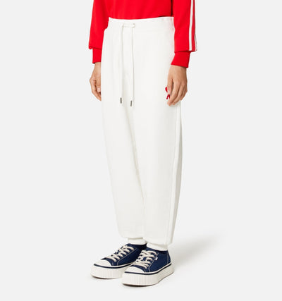 AMI Paris Pantalon Jogging White à logo brodé - Lothaire