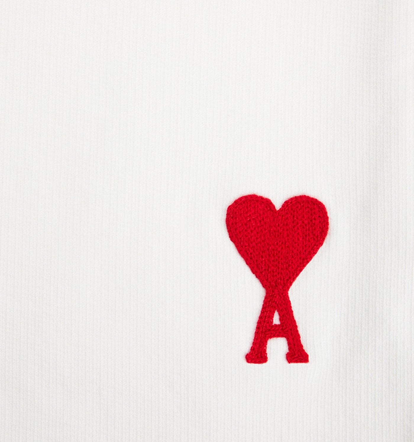 AMI Paris Pantalon Jogging White à logo brodé - Lothaire