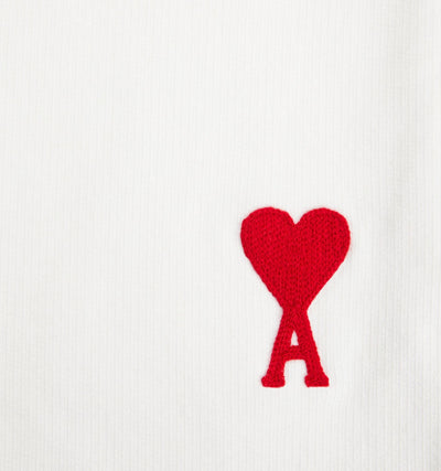 AMI Paris Pantalon Jogging White à logo brodé - Lothaire