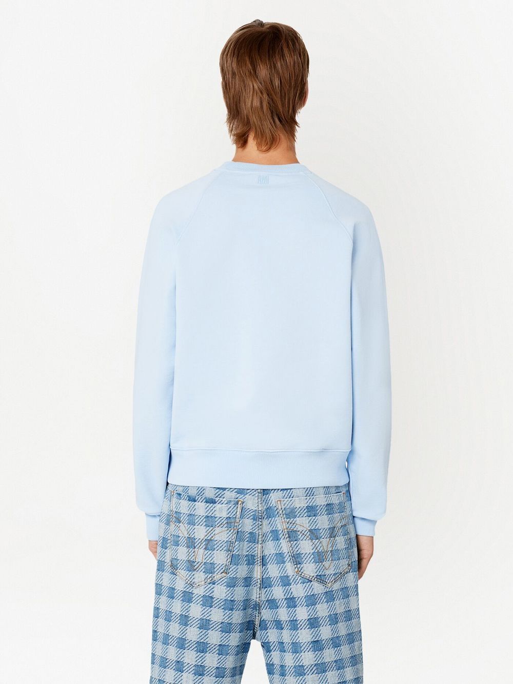 AMI Paris - Pull Blue Ami de Coeur en maille - Lothaire