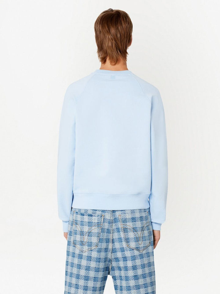 AMI Paris - Pull Blue Ami de Coeur en maille - Lothaire
