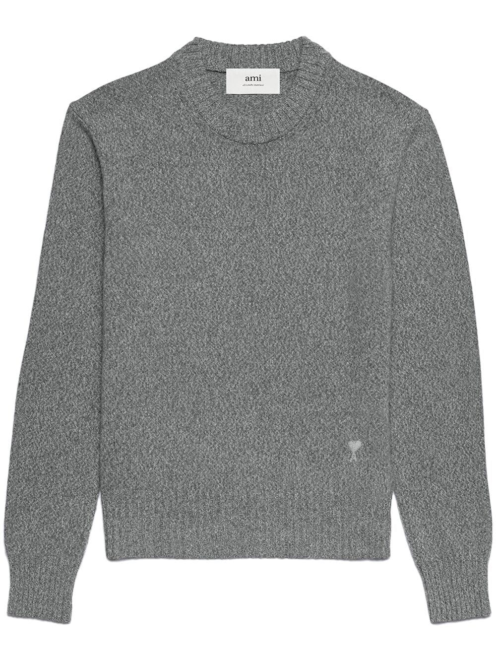 AMI Paris - Pull cachemire gris - Lothaire