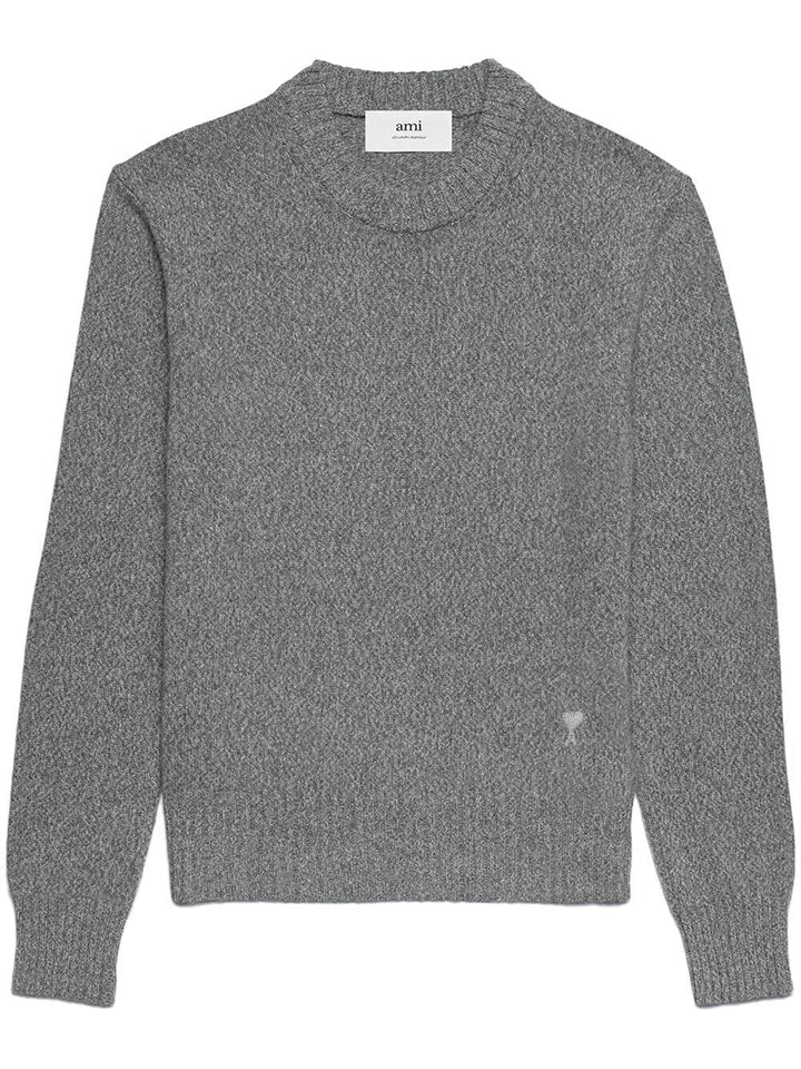 AMI Paris - Pull cachemire gris - Lothaire