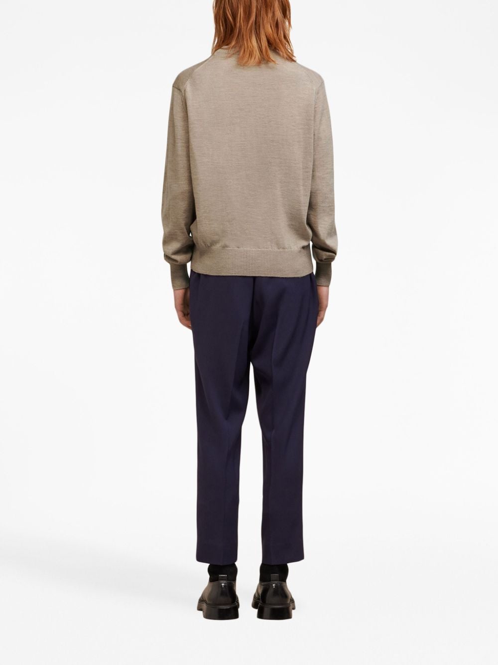 AMI Paris - Pull en laine logo brodé - Lothaire