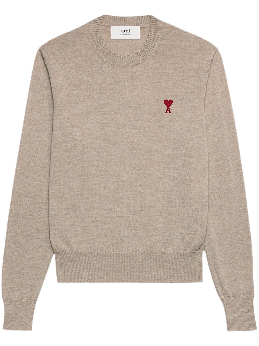 AMI Paris - Pull en laine logo brodé - Lothaire