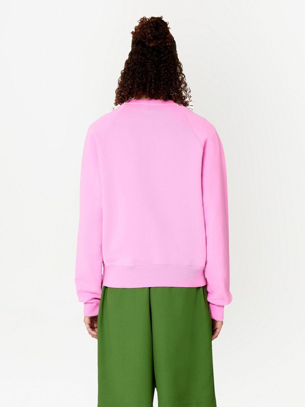 AMI Paris - Pull Rose Ami de Coeur en maille - Lothaire