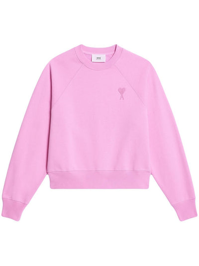 AMI Paris - Pull Rose Ami de Coeur en maille - Lothaire