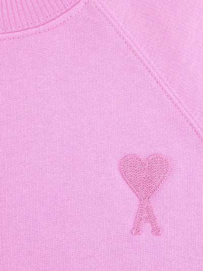 AMI Paris - Pull Rose Ami de Coeur en maille - Lothaire
