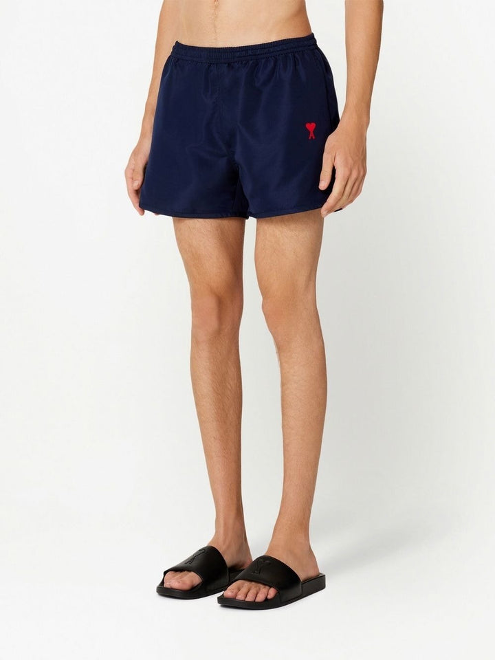 AMI Paris Short de bain Marine logo brodé - Lothaire