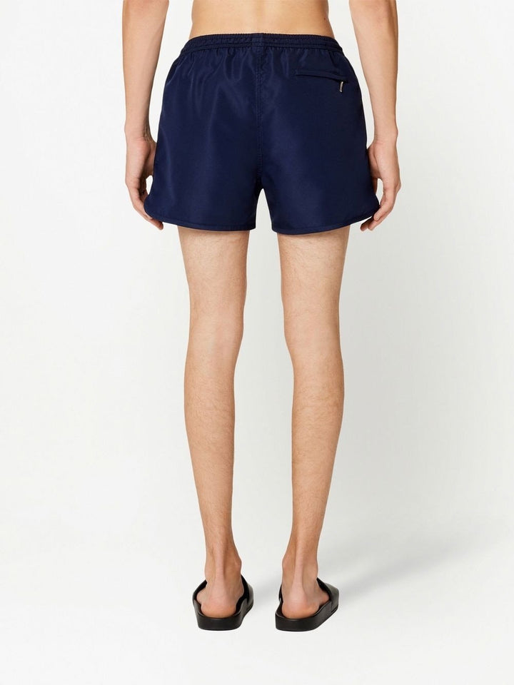AMI Paris Short de bain Marine logo brodé - Lothaire