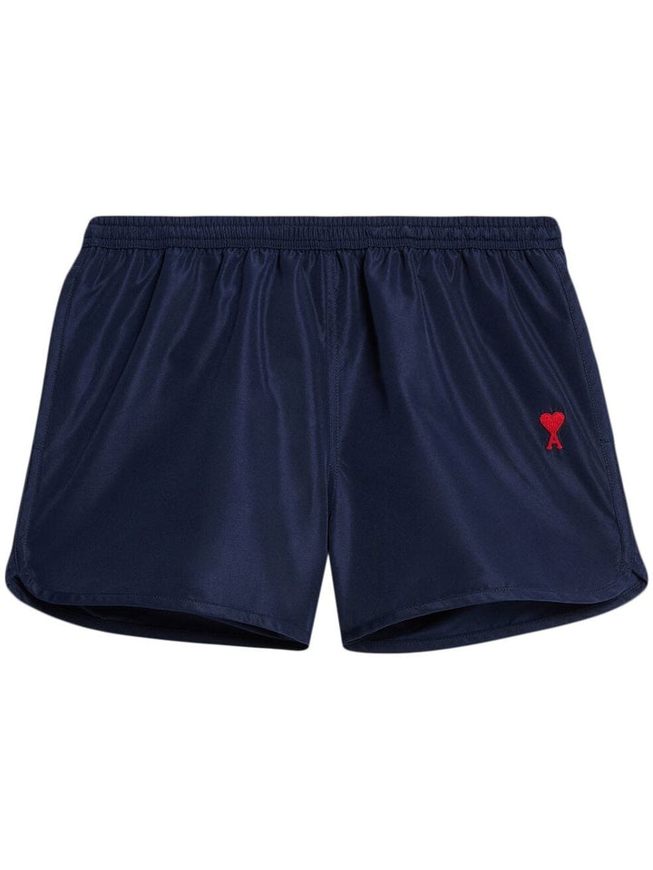 AMI Paris Short de bain Marine logo brodé - Lothaire