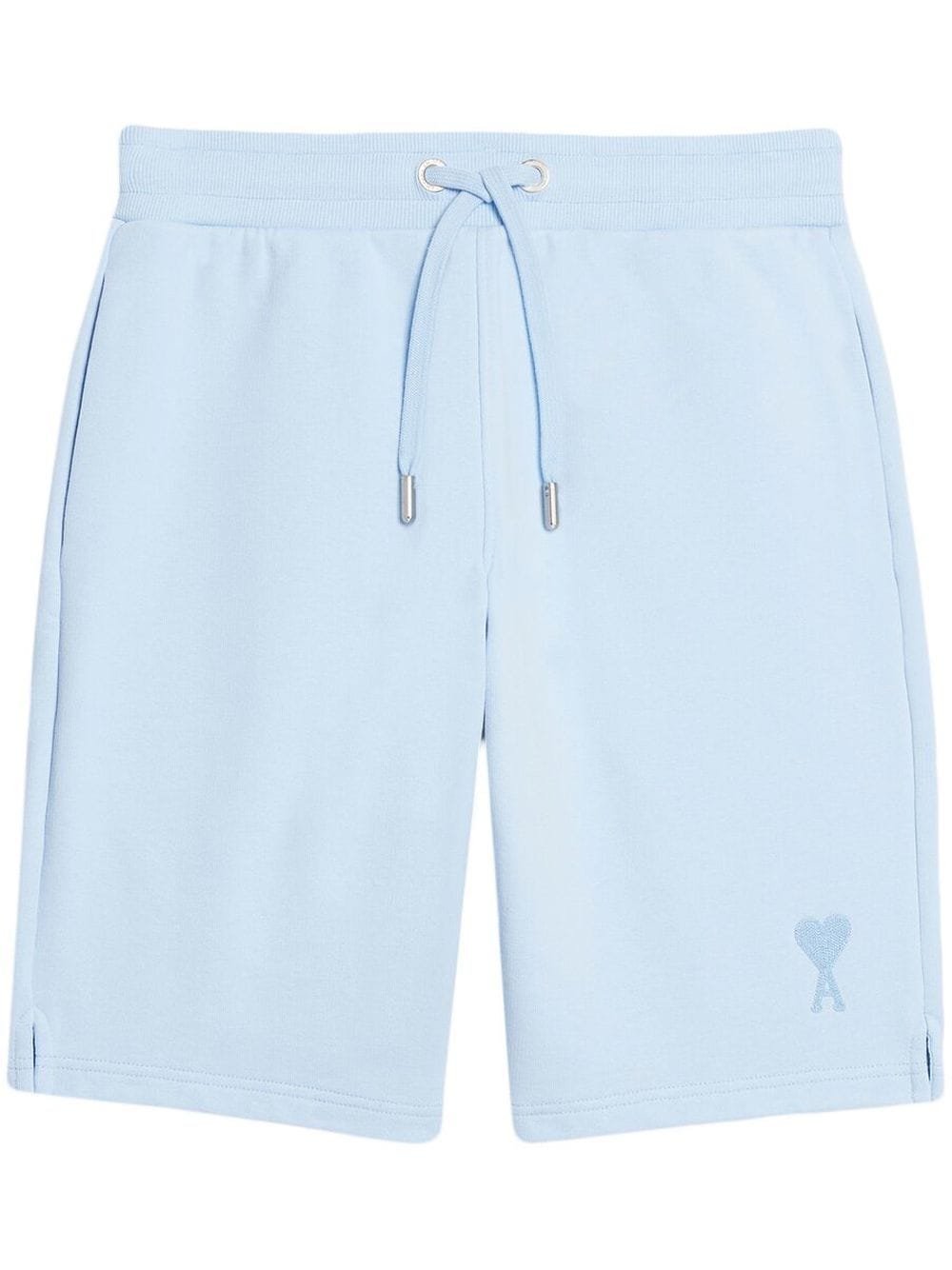 AMI Paris Short de sport à logo brodé Bleu Ciel - Lothaire