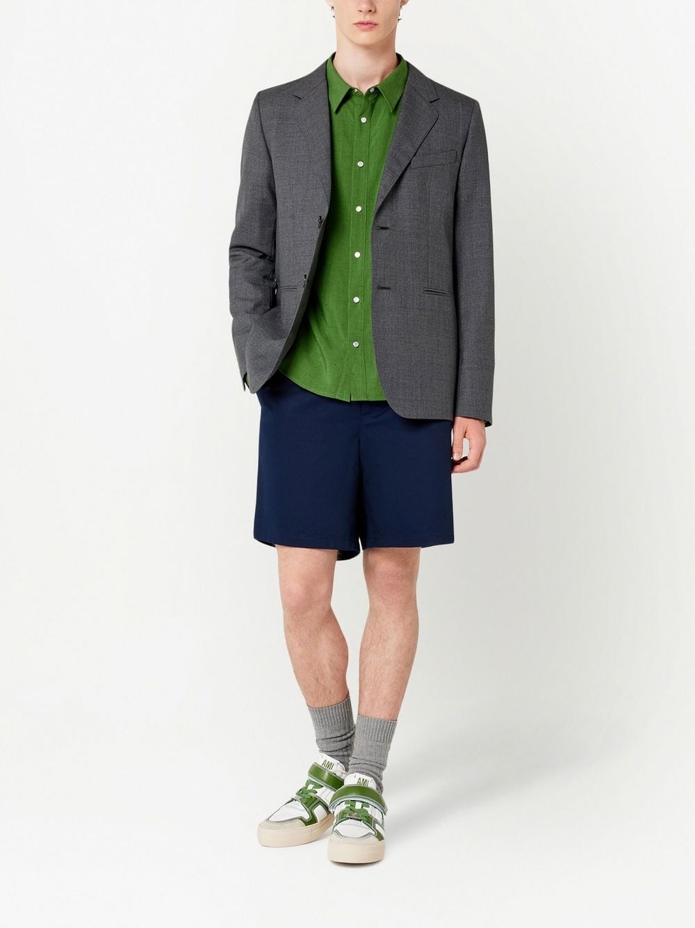 AMI Paris Short de sport Marine - Lothaire