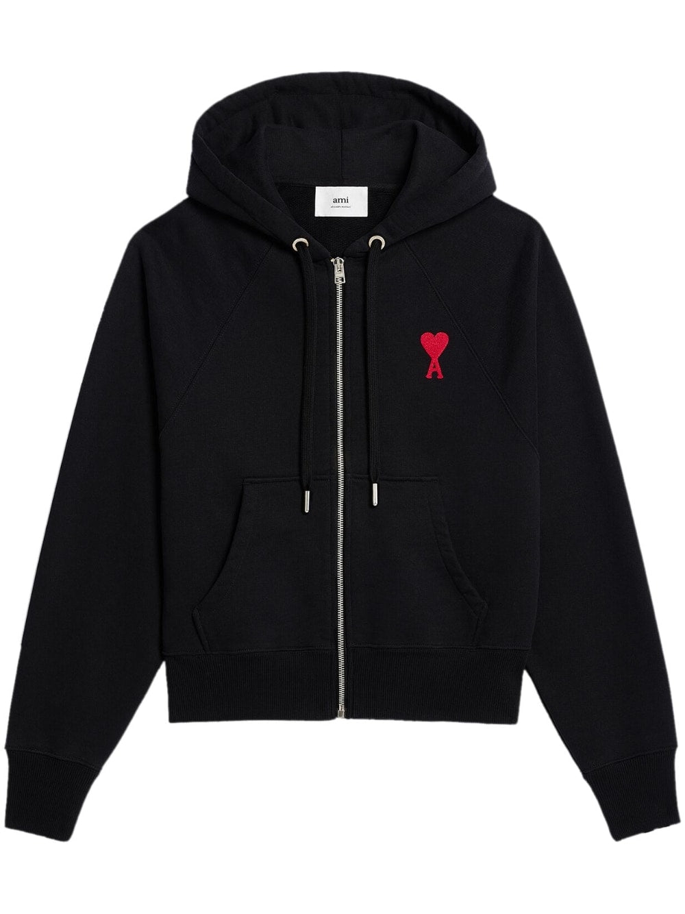 AMI Paris - Sweat à capuche zippé Broderie Ami De Cœur - Lothaire