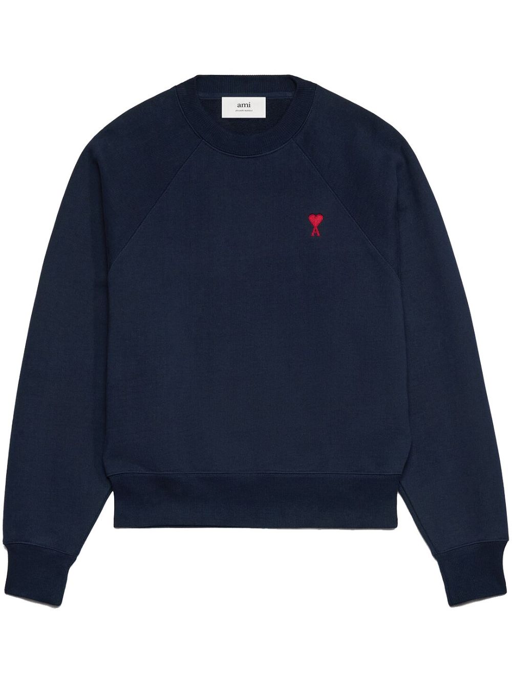 AMI Paris - Sweat Bleu Broderie Ami De Cœur - Lothaire