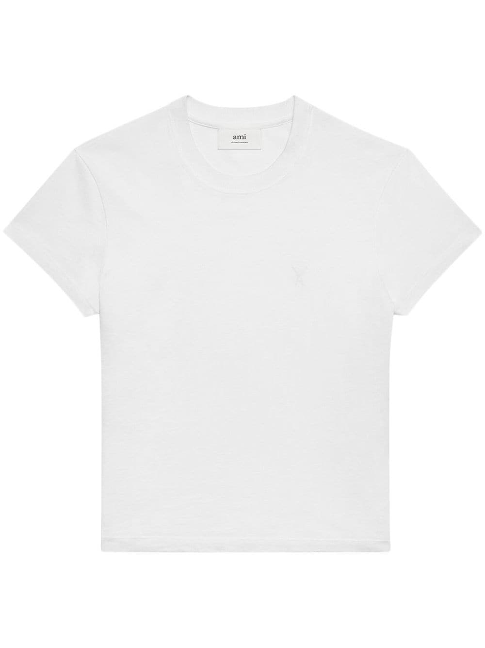 AMI Paris - T-Shirt blanc Coeur brodé - Lothaire