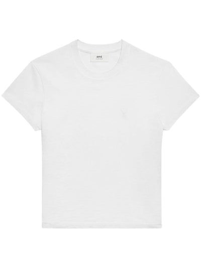 AMI Paris - T-Shirt blanc Coeur brodé - Lothaire
