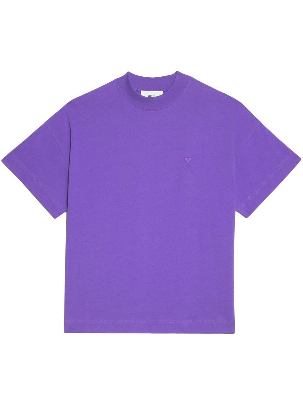 Ami Paris - T-shirt coton bio violet - Lothaire boutiques