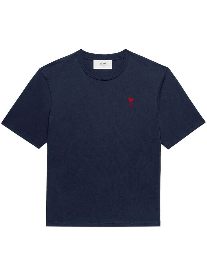 AMI Paris - T-Shirt Marine Ami De Coeur - Lothaire
