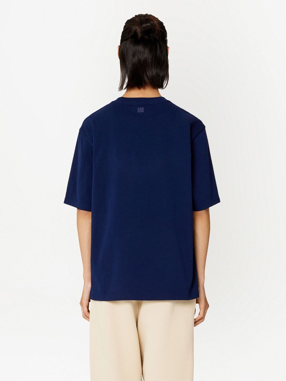 AMI Paris - T-Shirt Marine Ami De Coeur - Lothaire