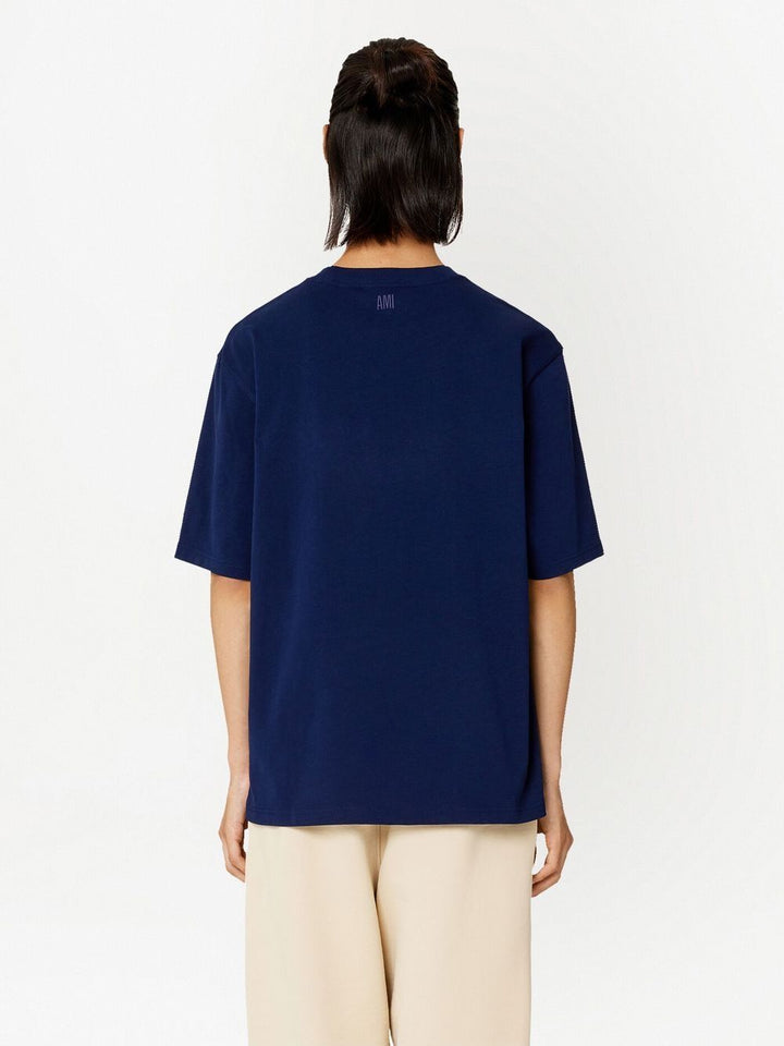 AMI Paris - T-Shirt Marine Ami De Coeur - Lothaire