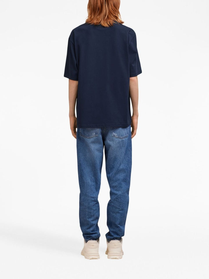 AMI Paris - T-Shirt Marine Ami De Coeur - Lothaire