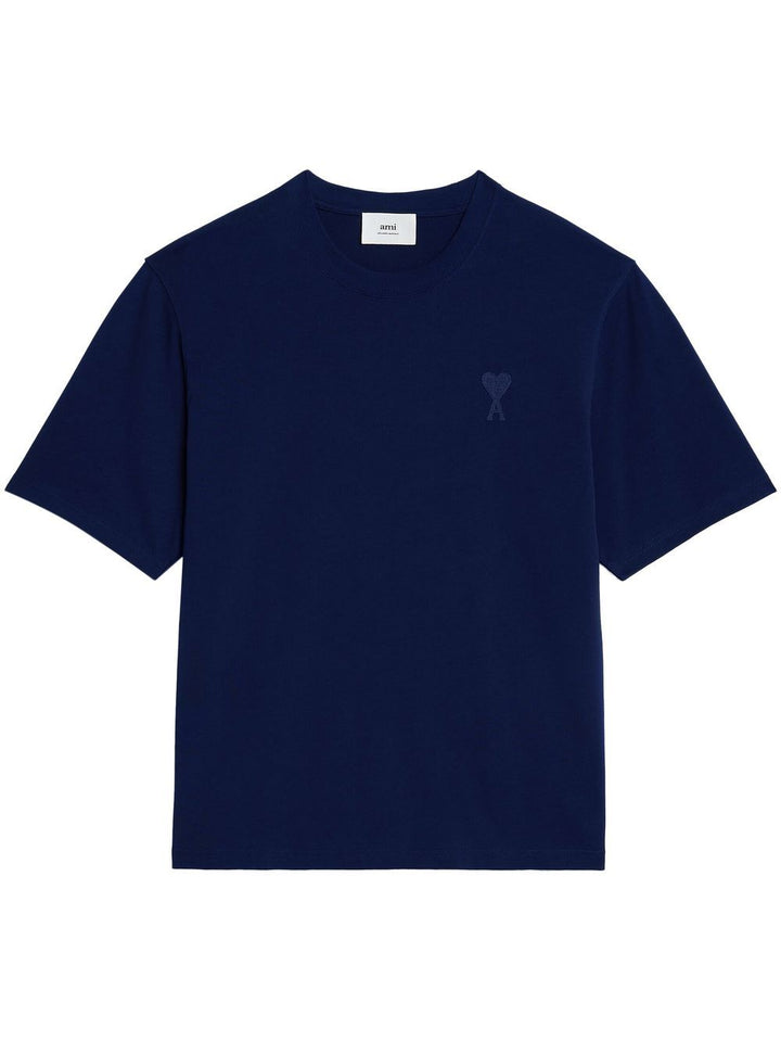 AMI Paris - T-Shirt Marine Ami De Coeur - Lothaire