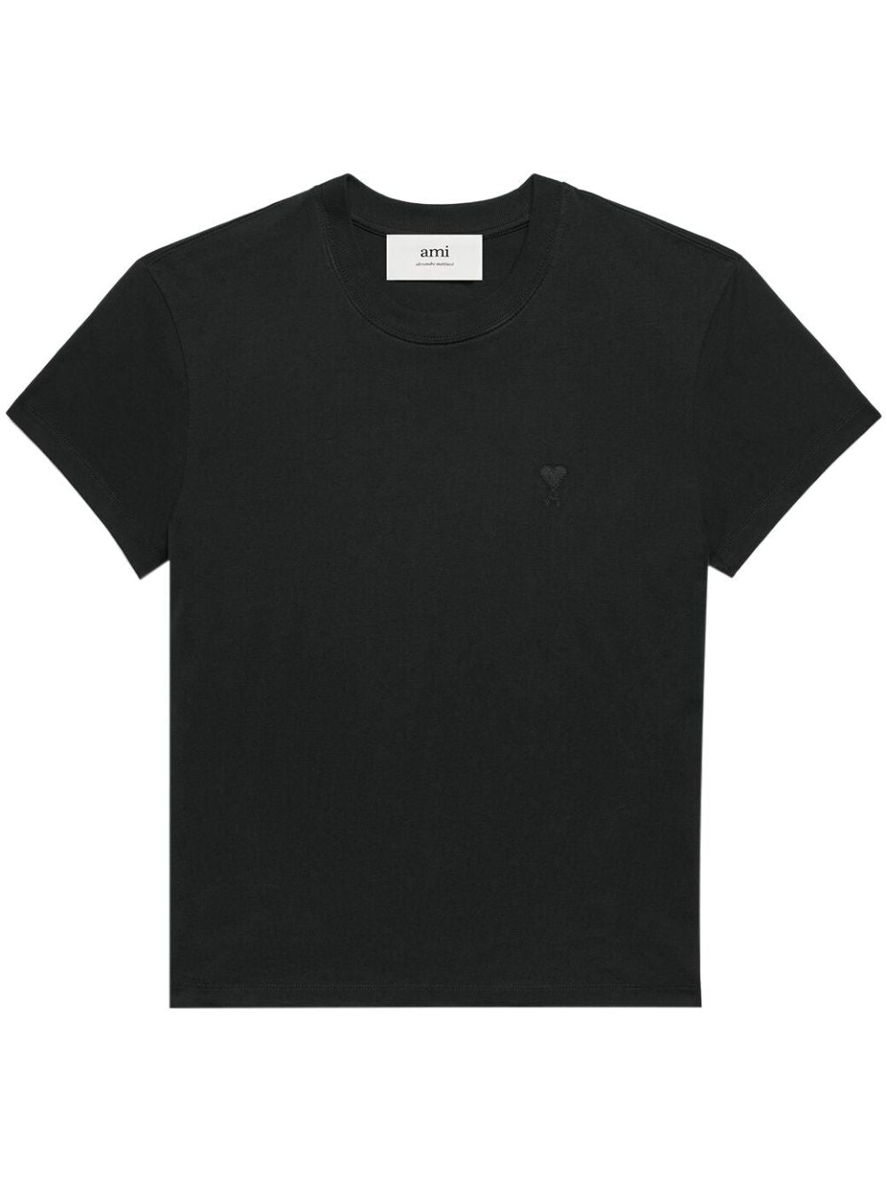 AMI Paris - T-Shirt noir Coeur brodé - Lothaire