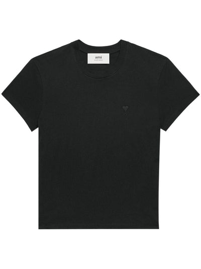 AMI Paris - T-Shirt noir Coeur brodé - Lothaire