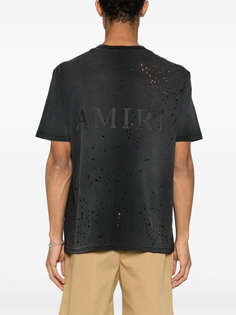 Amiri - T-shirt black à effet usé - Lothaire