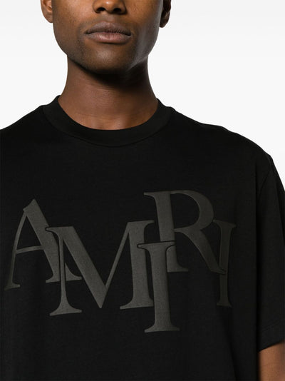 Amiri - T-shirt black Staggered - Lothaire