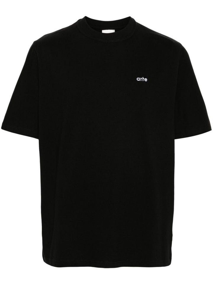 Arte - T-shirt black Teo Hearts - Lothaire