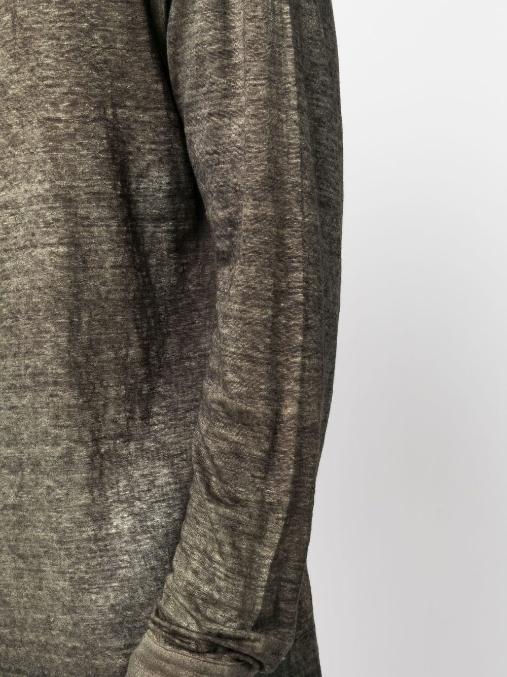 Avant Toi - Chemise Lin Green à effet délavé - Lothaire